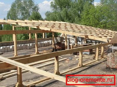Montáž obreshetki dvojité střechy