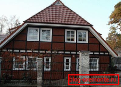 Half-gage dánská střecha