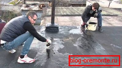 Hydroizolace s asfaltovým tmelem