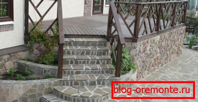 Veranda - železobeton, dřevo