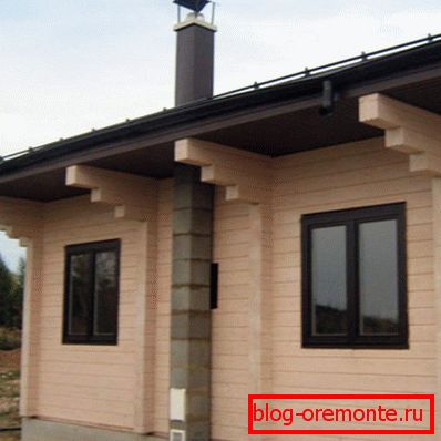 Externí kouřová výfuka z keramických trubek
