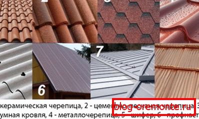 Druhy střešních materiálů