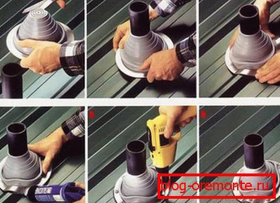 Schéma instalace elastické penetrace