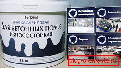 Akrylová barva na betonovou podlahu