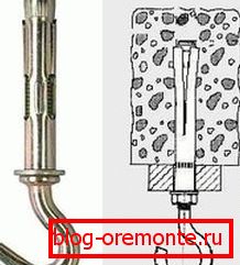 Kotevní hák pro upevnění lampy Kotevní hák pro upevnění lampy