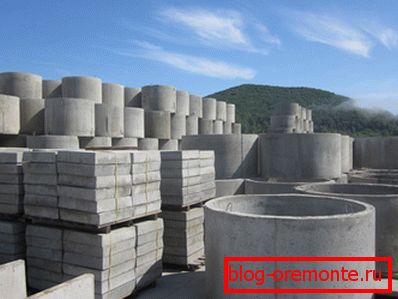 Sortiment betonových výrobků