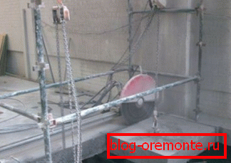 Automatické řezání železobetonu s diamantovými kruhy Automatické řezání železobetonu s diamantovými kruhy