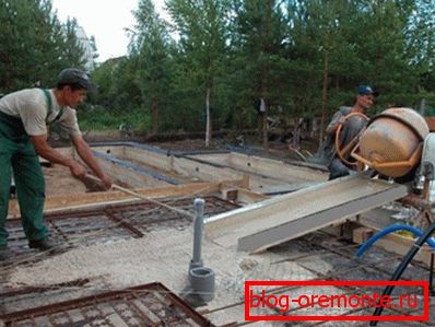 Beton M200 se používá pro většinu základů v soukromých budovách.