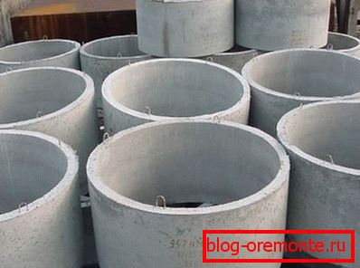 Betonové kroužky pro výrobu studní Betonové kroužky pro výrobu studní