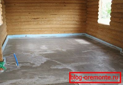 Betonová podlahová podlaha se samonivelační hmotou