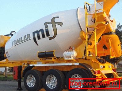 Návěs na betonový mixér Návěs na betonový mixér