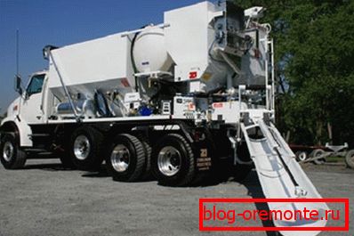 Betonosmesitelny mobilní instalace na auto Betonosmesitelny mobilní instalace na auto