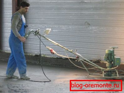 Broušený betonový kotouč Broušený betonový kotouč