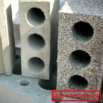 Betonové bloky pro stěny Betonové bloky pro stěny