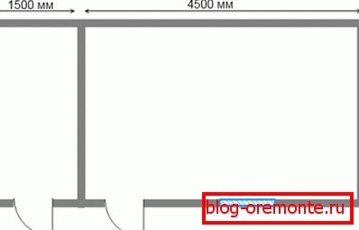 Změna domu z baru 6x3: plán struktury Změna domu z baru 6x3: plán struktury