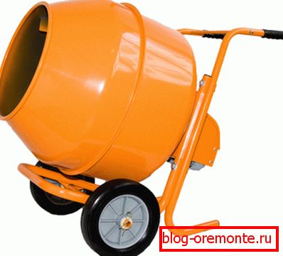Pro míchání betonového roztoku je lepší použít betonový míchač Pro míchání betonového roztoku je lepší použít betonový míchač