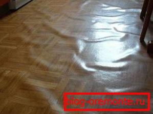 Pokud materiál nesmí ležet, může se po pokládce objevit nafouknutí Pokud materiál nesmí ležet, může se po pokládce objevit nafouknutí