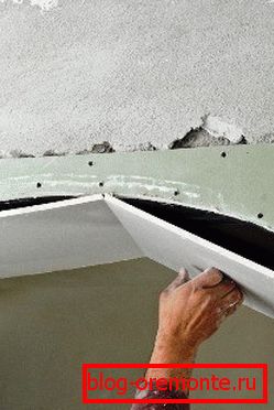 překrývání zakřivené oblouky sádrokartonu