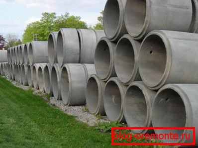 Fotografie betonových kroužků. Fotografie betonových kroužků.
