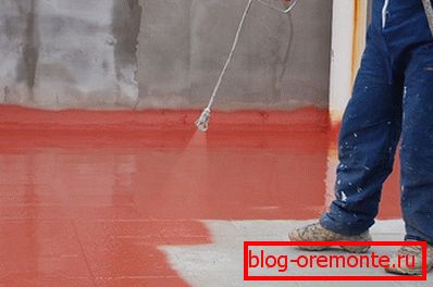 Hydroizolace podlahy tekutou gumou