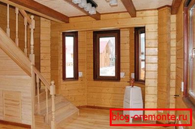 Interiér dřevěného domu Interiér dřevěného domu