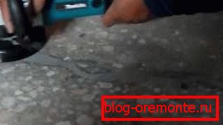 Použití brusky Použití brusky