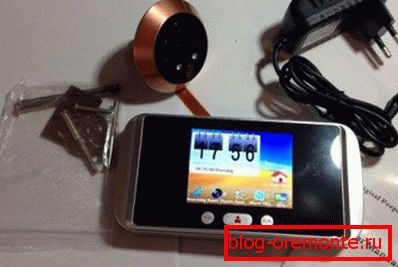 Úplnost peephole s videokamerou Úplnost peephole s videokamerou