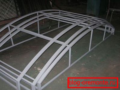 polykarbonát do-it-yourself veranda