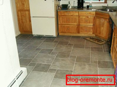 Linoleum pod dlaždice