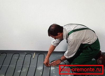 Instalace topného kabelu