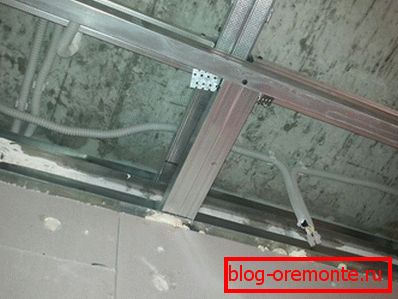 Instalace kabeláže do zvlnění Instalace kabeláže do zvlnění