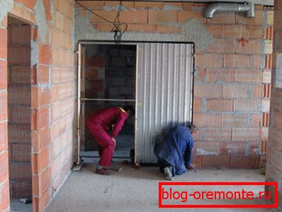 Interiérové posuvné dveře: instalace instalace posuvných interiérových dveří
