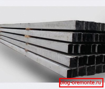 V obdélníkových betonových výrobcích V obdélníkových betonových výrobcích