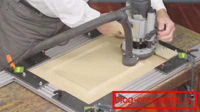 Řezání ozdobného profilu na panelu Řezání ozdobného profilu na panelu