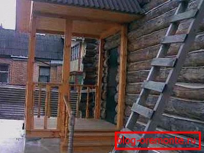 Dřevěný baldachýn kabina pro verandu