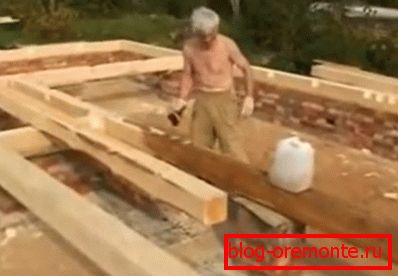 Nižší koruna a plat jsou ošetřovány impregnací Nižší koruna a plat jsou ošetřovány impregnací