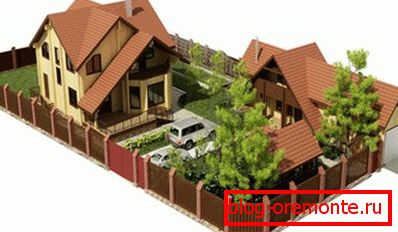 Ukázka dokončeného projektu pozemku Ukázka dokončeného projektu pozemku