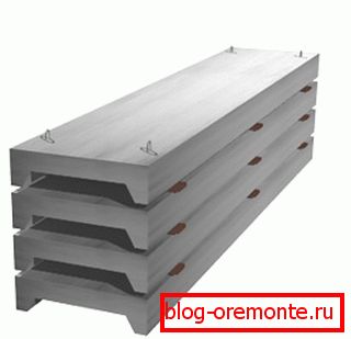 Vzorky žebrovaných betonových konstrukcí Vzorky žebrovaných betonových konstrukcí