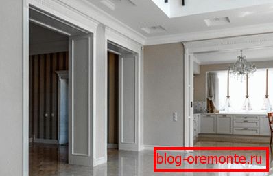 Dokončení oblouků dveří Dokončení oblouků dveří