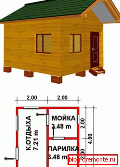 Rozměry koupelny 4 až 4 Rozměry koupelny 4 až 4
