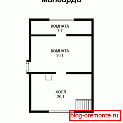 Attic layout Attic layout