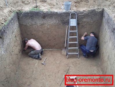 Příprava jámy Příprava jámy