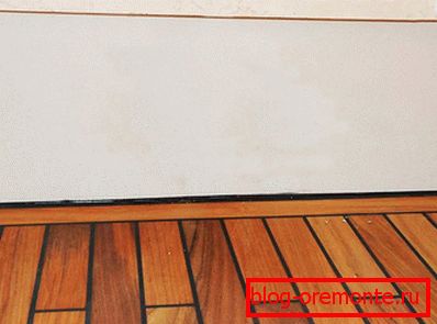 Linoleum pod parketami