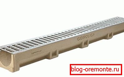 Polymerní betonový žlab. Polymerní betonový žlab.