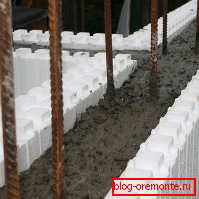 Použití pěny v kombinaci s betonem Použití pěny v kombinaci s betonem