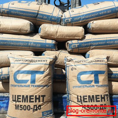 Použijte cement bez přísad Použijte cement bez přísad