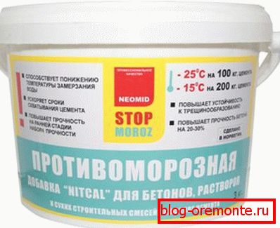 Aditiva Nitcal pro beton a maltu Aditiva Nitcal pro beton a maltu