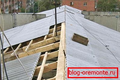 Proces kladení břidlice