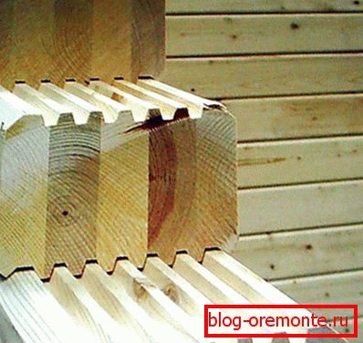 Profil laminátového dýhového řeziva s dalšími drážkami pro vytvoření zámků Profil laminátového dýhového řeziva s dalšími drážkami pro vytvoření zámků