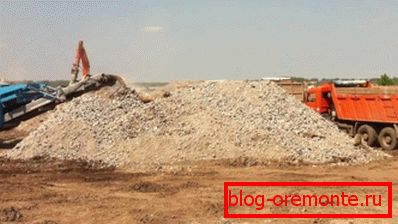 Výroba sekundárních drtí přímo na staveništi Výroba sekundárních drtí přímo na staveništi